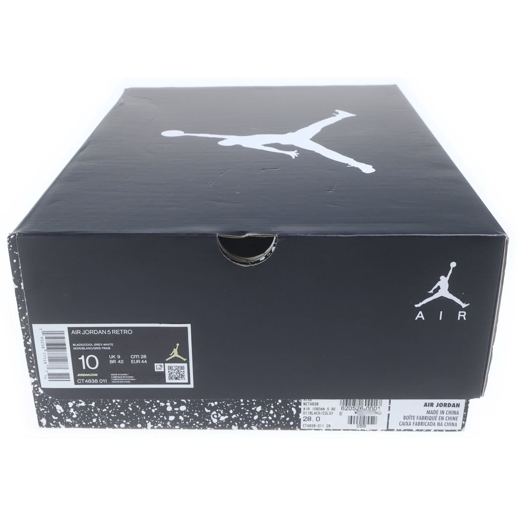 NIKE(ナイキ) AIR JORDAN 5 RETRO CT4838-011 エアジョーダン5 ムーンライト ハイカットスニーカー ブラック US10/28cm