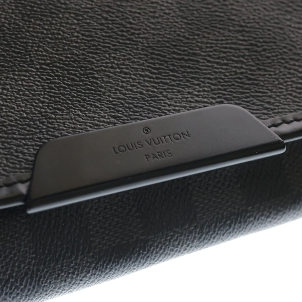 LOUIS VUITTON(ルイヴィトン) ダニエルMM ダミエ・グラフィット PVC×レザー ショルダーバッグ ブラック N58029