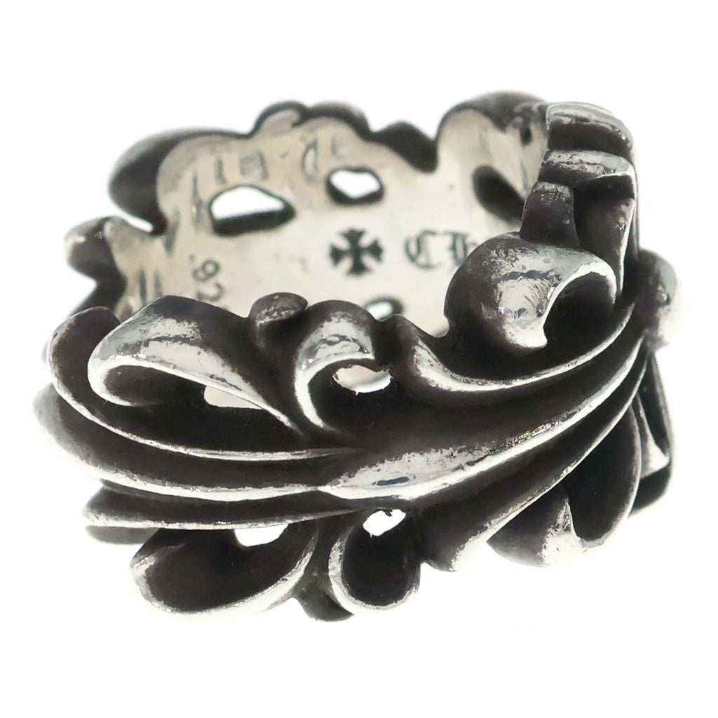 CHROME HEARTS(クロムハーツ) DBL FLRL CRS ダブルフローラルクロス リング シルバー BCA390