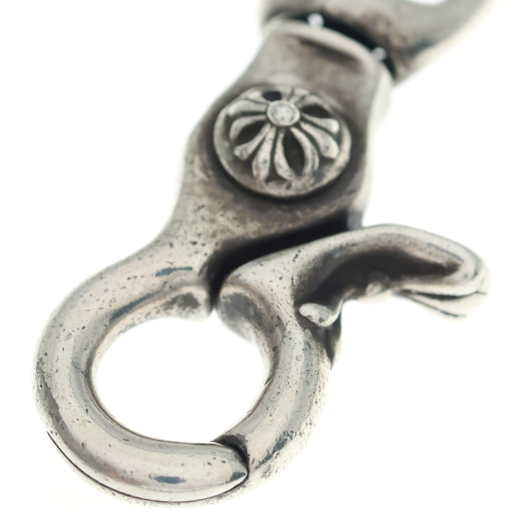 CHROME HEARTS(クロムハーツ) OLD 1CLIP BARREL CROSSBALL 9LINK オールド 1クリップ バレル リンク クロスボール ウォレットチェーン シルバー