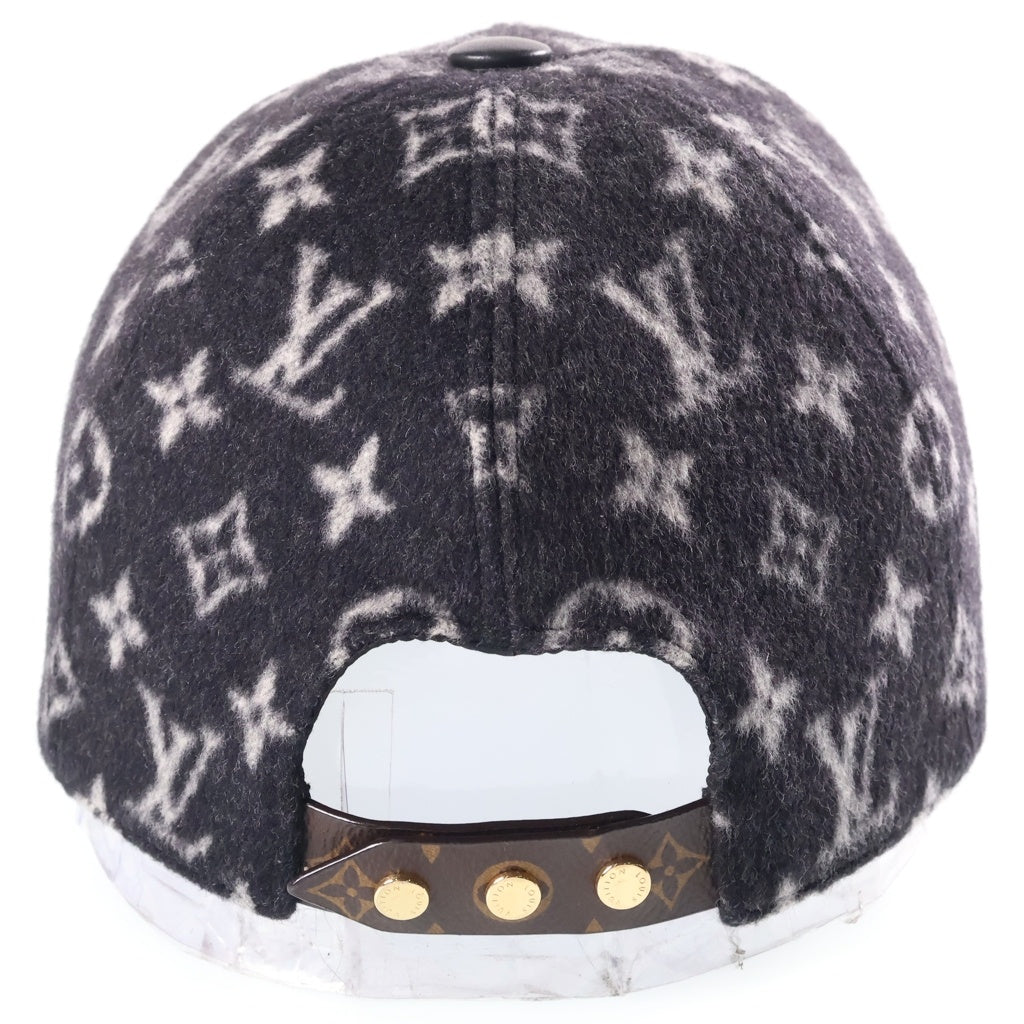 LOUIS VUITTON(ルイヴィトン) Cap Carry On モノグラム キャップ・キャリー オン ウール シルク キャップ ブラック M76712