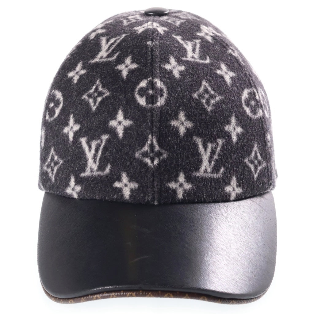 LOUIS VUITTON(ルイヴィトン) Cap Carry On モノグラム キャップ・キャリー オン ウール シルク キャップ ブラック M76712