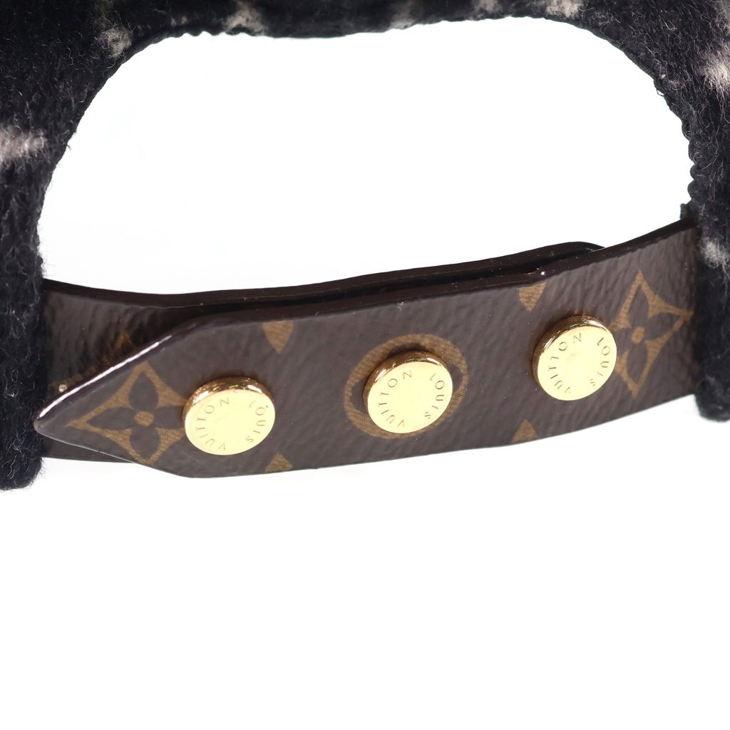 LOUIS VUITTON(ルイヴィトン) Cap Carry On モノグラム キャップ・キャリー オン ウール シルク キャップ ブラック M76712