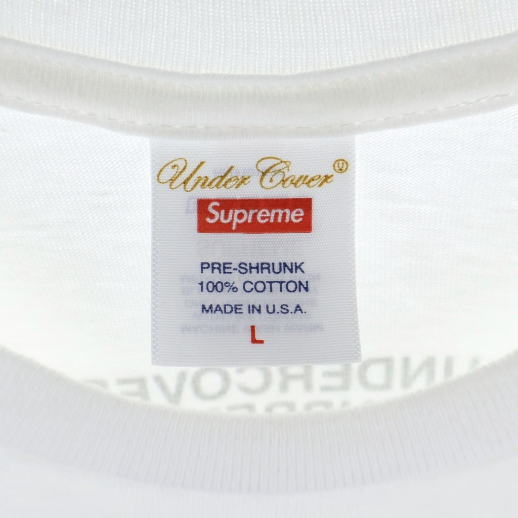 SUPREME(シュプリーム) 23SS×UNDERCOVER Tag Tee アンダーカバー タグ プリント半袖Tシャツ カットソー ホワイト