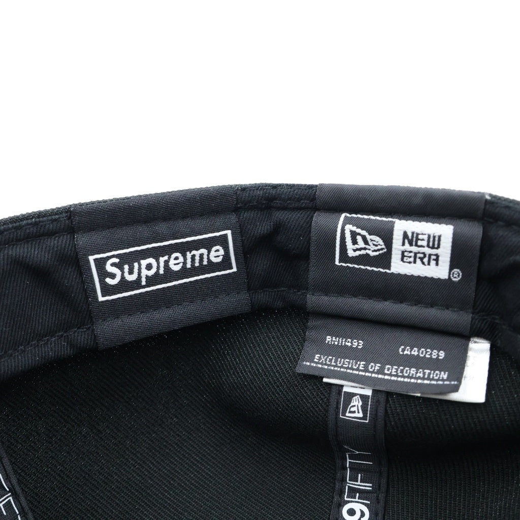 SUPREME(シュプリーム) 22AW×NEW ERA Money Box Logo Cap ニューエラ マネー ボックスロゴ キャップ 帽子 ブラック -