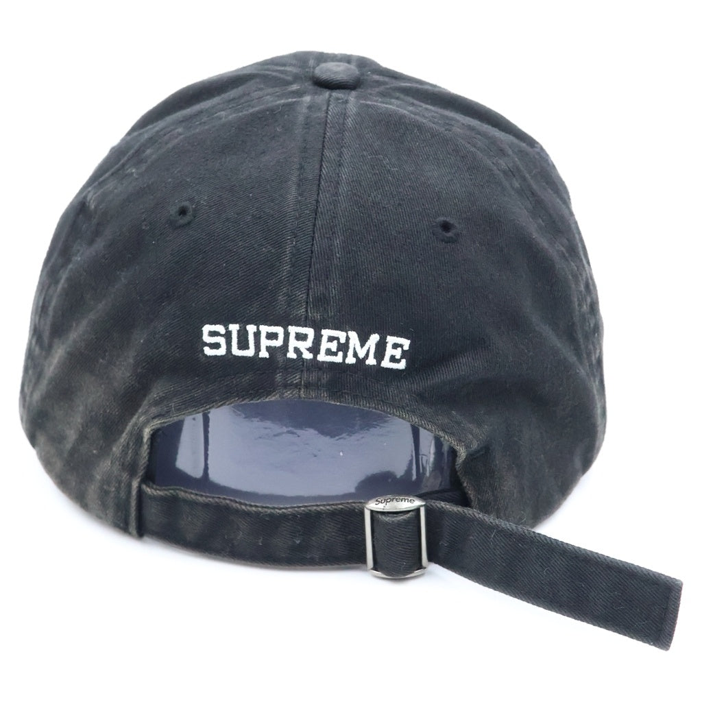 SUPREME(シュプリーム) 21AW Reverse Logo 6-Panel リバースロゴ 6パネルキャップ 帽子 ブラック -
