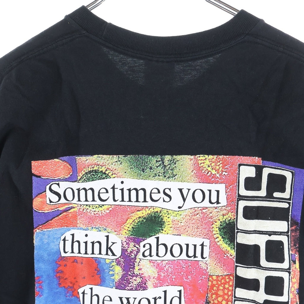 SUPREME(シュプリーム) 23AW Static Tee プリント半袖Tシャツ カットソー ブラック