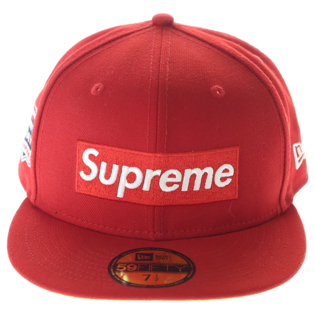 SUPREME(シュプリーム) 21AW × NEWERA No Comp Box Logo ニューエラ ノーコンプ ボックスロゴキャップ 帽子 レッド