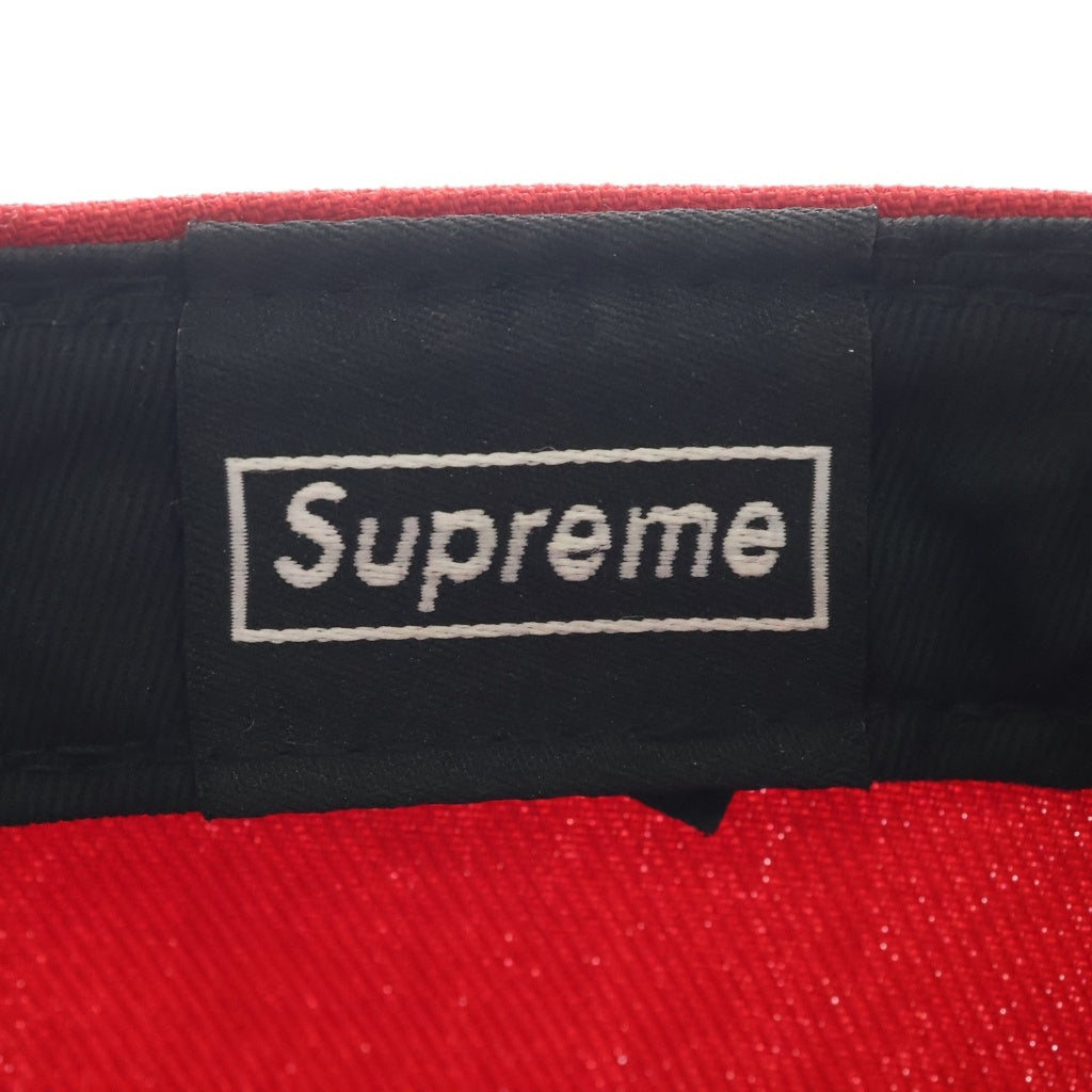 SUPREME(シュプリーム) 21AW × NEWERA No Comp Box Logo ニューエラ ノーコンプ ボックスロゴキャップ 帽子 レッド