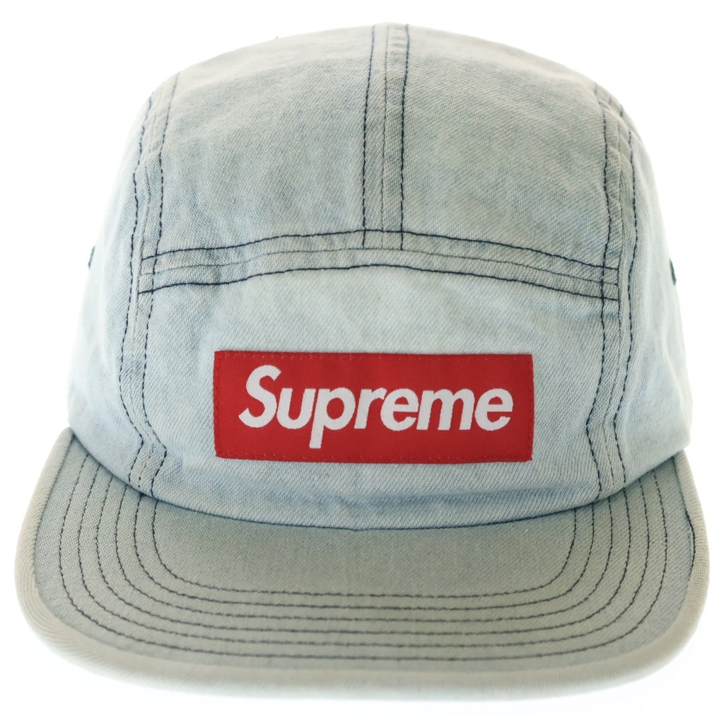 SUPREME(シュプリーム) 21AW Washed Chino Twill Camp Cap ウォッシュド チノツウィル キャンプキャップ 帽子 インディゴ