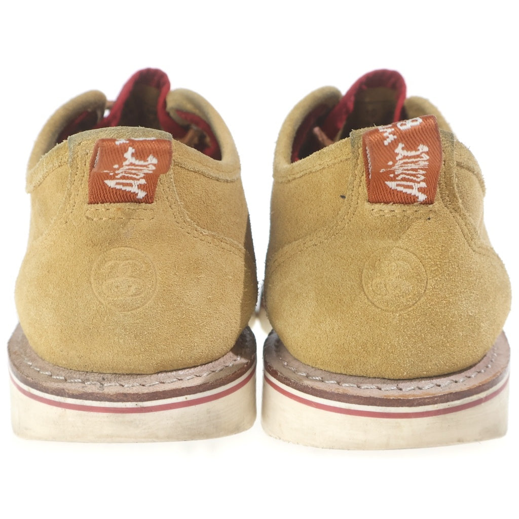 Dr.Martens(ドクターマーチン) × STUSSY ステューシー ワラビー スエードレザーブーツ ブラウン
