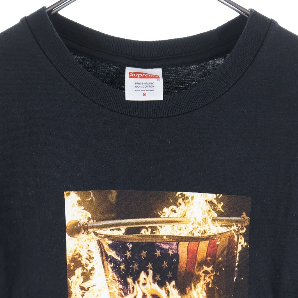 SUPREME(シュプリーム) 26SS ×Spitfire Flag Tee スピットファイア フラッグ フロントロゴ 半袖Tシャツカットソー ブラック