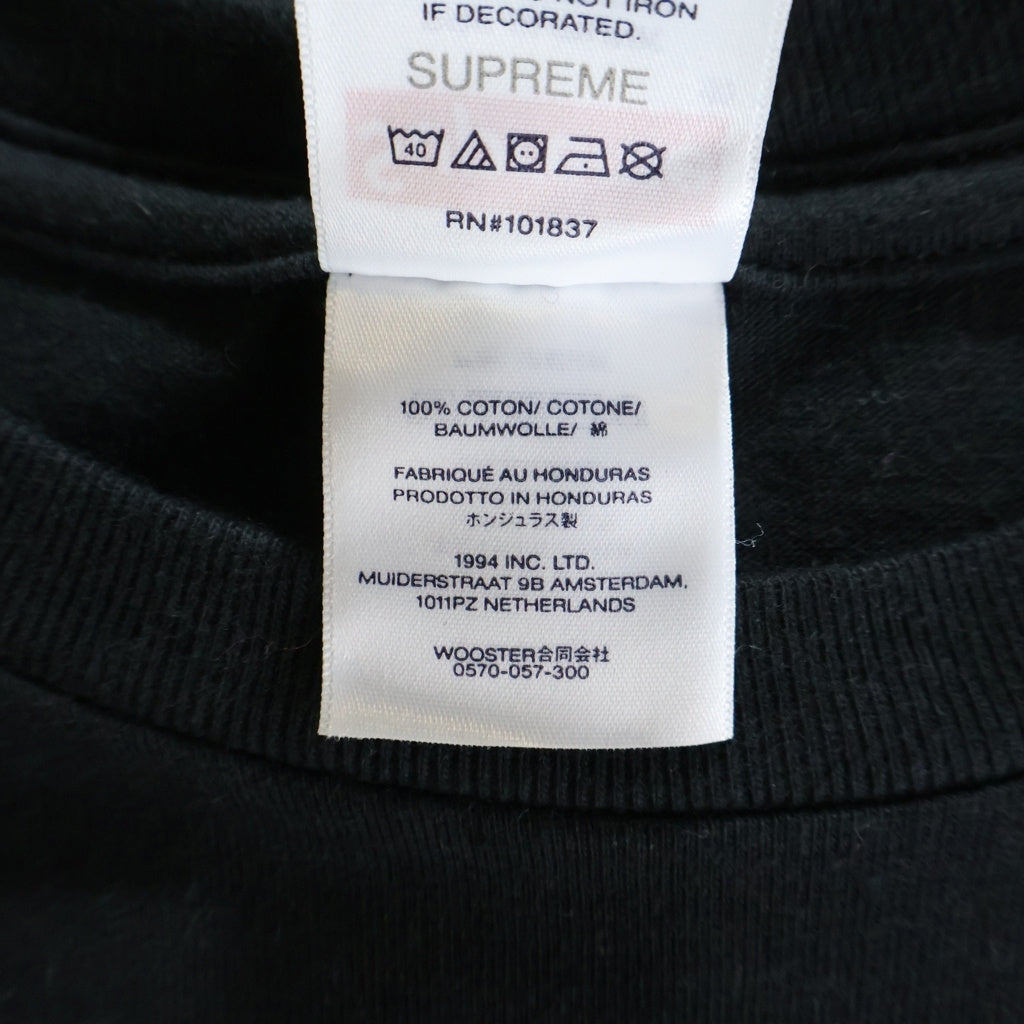 SUPREME(シュプリーム) 26SS ×Spitfire Flag Tee スピットファイア フラッグ フロントロゴ 半袖Tシャツカットソー ブラック