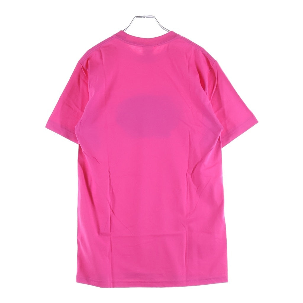 SUPREME(シュプリーム) 26SS Leash Tee Fuchsia フロントロゴ 半袖Tシャツカットソー ピンク
