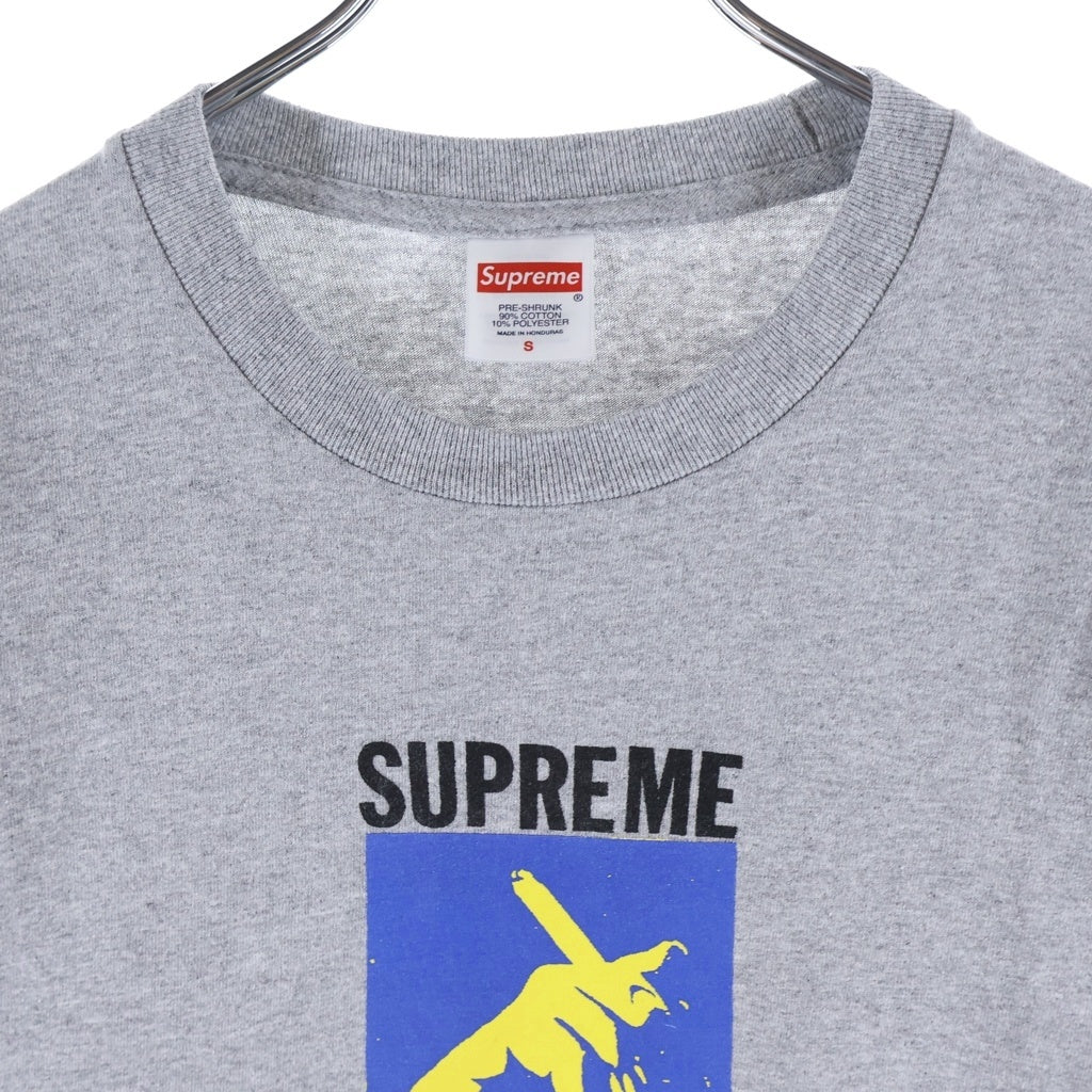 SUPREME(シュプリーム) 26SS Wish Tee Heather Grey フロントロゴ 半袖Tシャツカットソー グレー