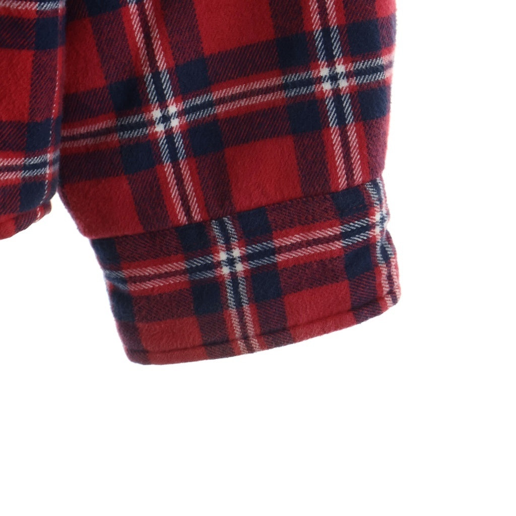 SUPREME(シュプリーム) 19AW Arc Logo Quilted Flannel Shirt アーチロゴ キルティング フランネル 長袖シャツ レッド -
