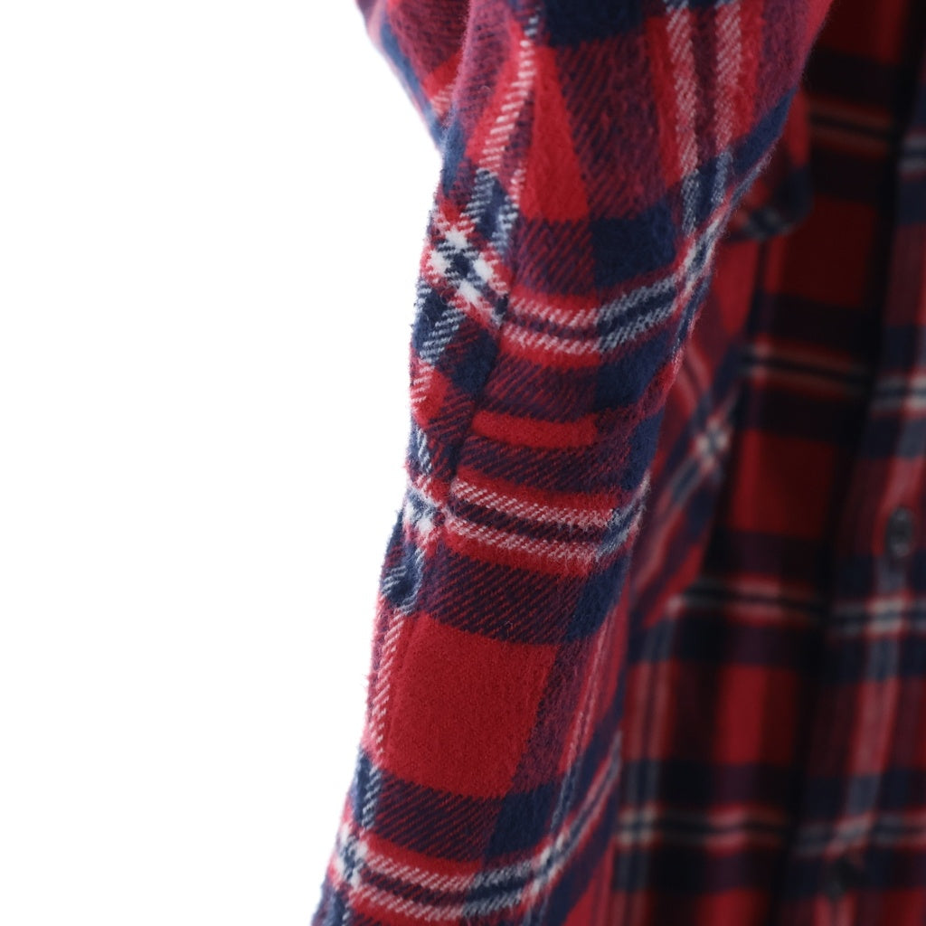 SUPREME(シュプリーム) 19AW Arc Logo Quilted Flannel Shirt アーチロゴ キルティング フランネル 長袖シャツ レッド -