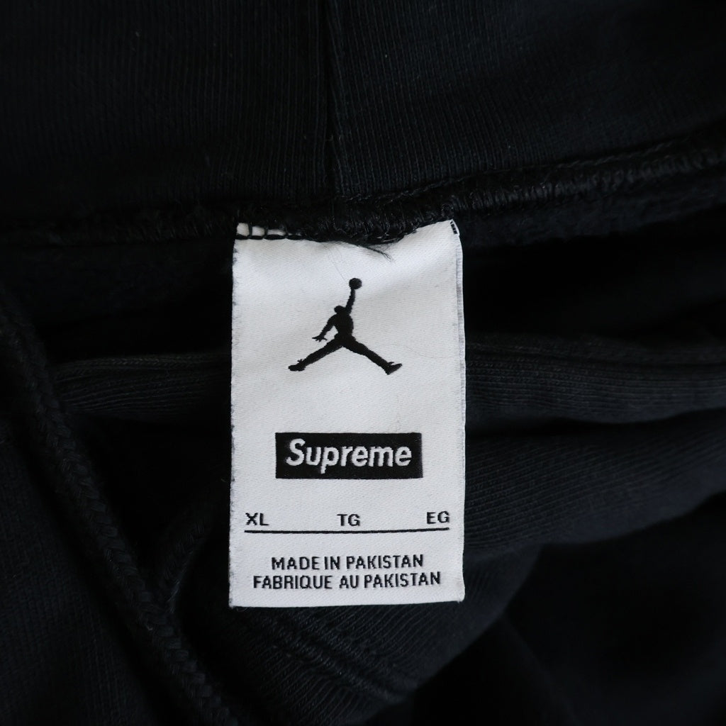SUPREME(シュプリーム) 24AW×NIKE Jordan Hooded Sweatshirt ジョーダン フーデッドプルオーバーパーカー フーディー ブラック HF0836-010