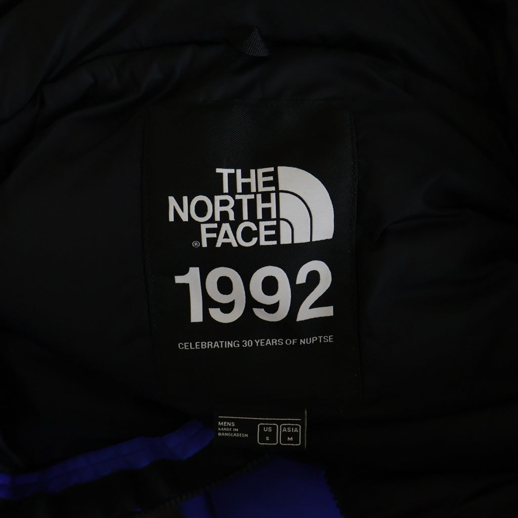 THE NORTH FACE(ザノースフェイス) 92 RETRO ANNIVERSARY NUPTSE JACKET レトロ アニバーサリー ヌプシ ダウンジャケット ブラック/ブルー NF0A7WWB