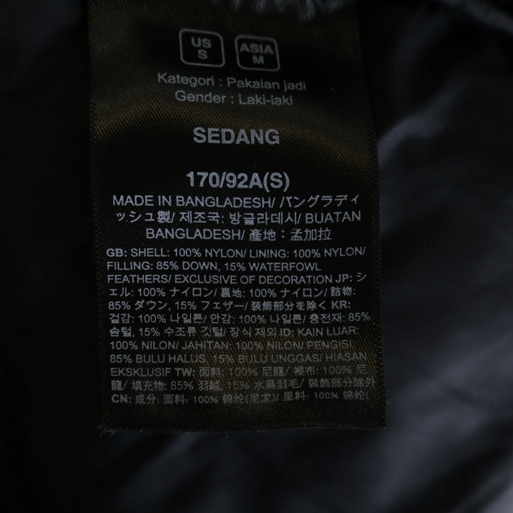 THE NORTH FACE(ザノースフェイス) 92 RETRO ANNIVERSARY NUPTSE JACKET レトロ アニバーサリー ヌプシ ダウンジャケット ブラック/ブルー NF0A7WWB