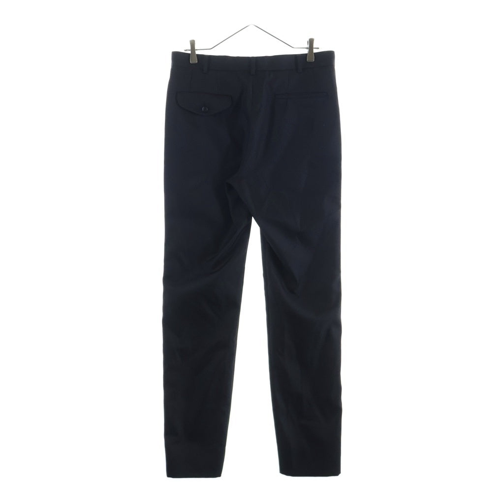 COMME des GARCONS HOMME(コムデギャルソンオム) 26SS サイドジップ カーブレッグ ブラックパンツ ブラック PQ-P051