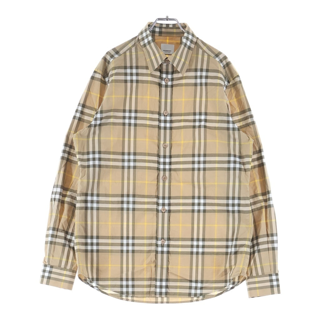 BURBERRY(バーバリー) NOVA CHECK SHIRT ノヴァ チェックシャツ ベージュ 8055492
