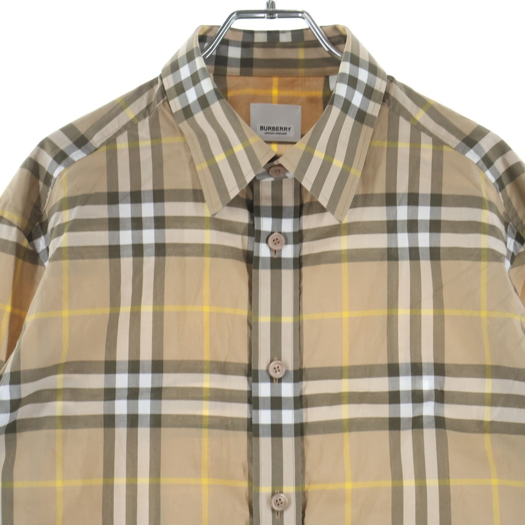 BURBERRY(バーバリー) NOVA CHECK SHIRT ノヴァ チェックシャツ ベージュ 8055492
