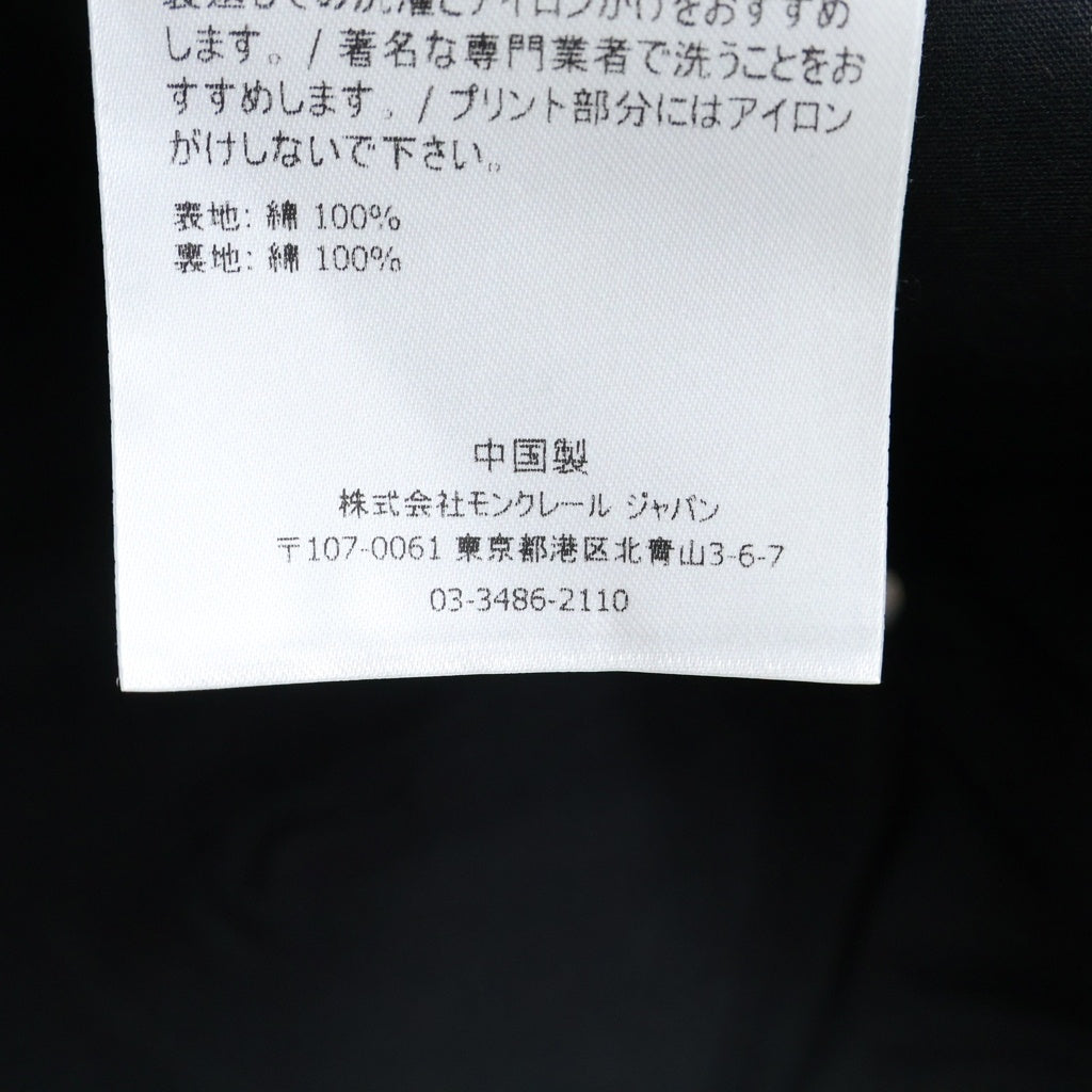 MONCLER(モンクレール) 21AW LOGO BASEBALL CAP ロゴ ベースボールキャップ コットン ブラック G20913B00014 04863
