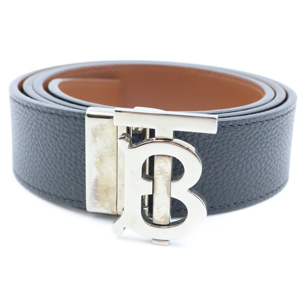 BURBERRY(バーバリー) TB REVERSIBLE LEATHER BELT TBロゴ リバーシブル レザーベルト ブラック/ブラウン