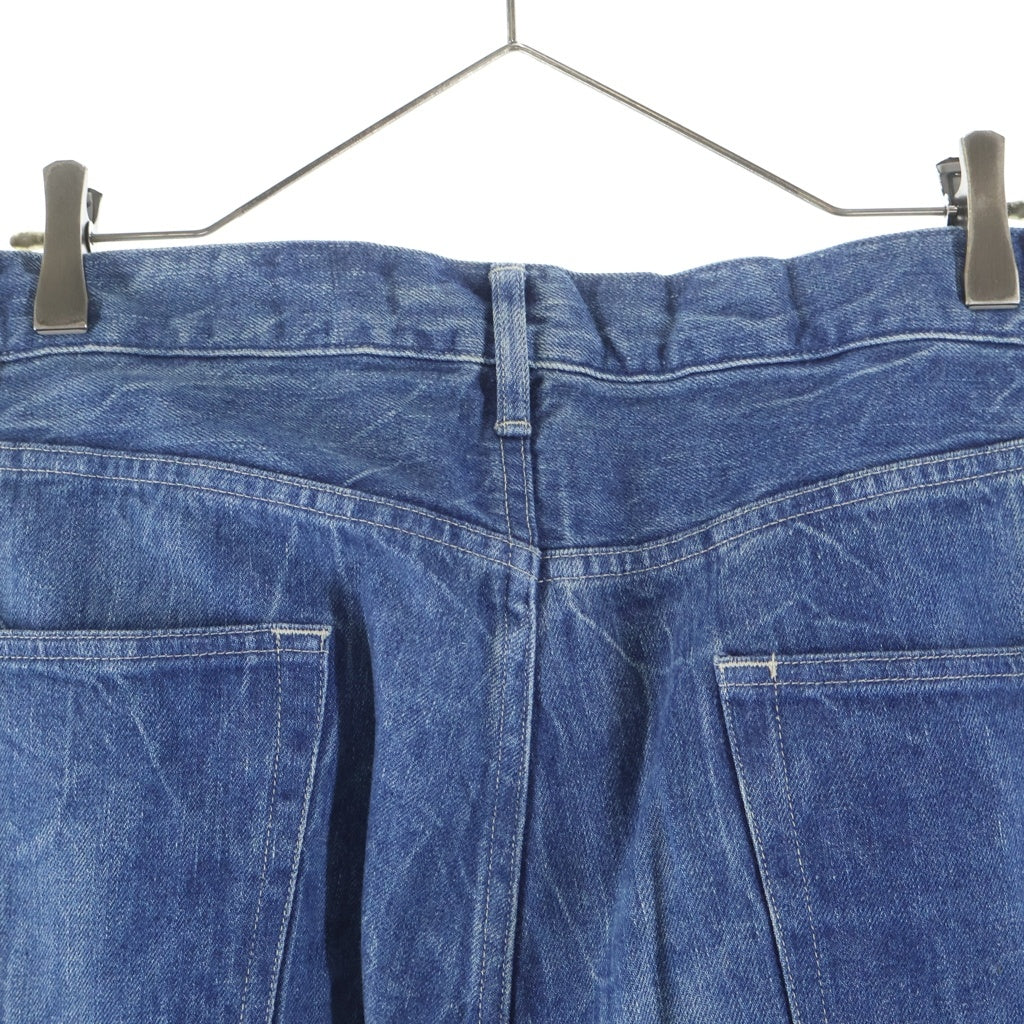 AURALEE(オーラリー) 23SS SELVEDGE FADED LIGHT DENIM PANTS フェード加工 ライトデニムパンツ インディゴ A23SP02DE