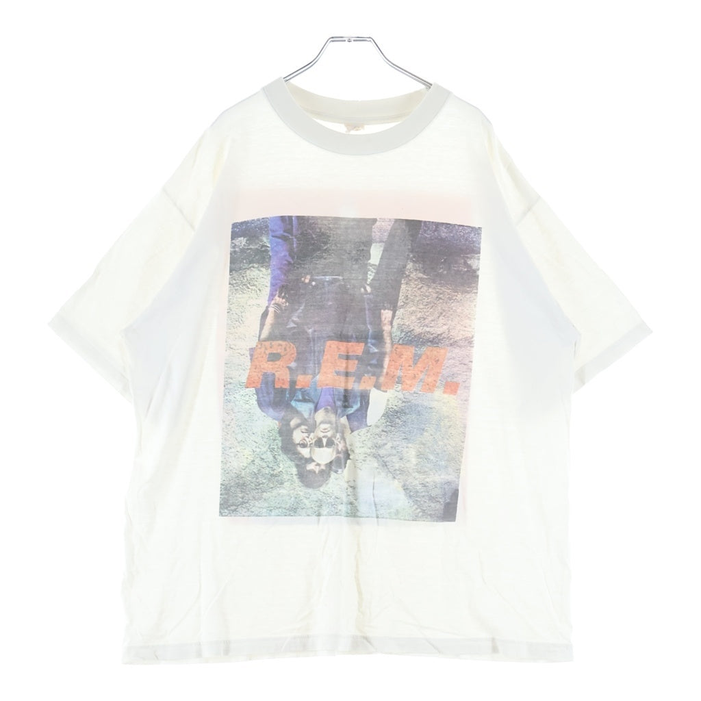 VINTAGE(ヴィンテージ) 90S VINTAGE R.E.M. 1995TOUR USA 両面プリント 半袖Tシャツ カットソー ホワイト