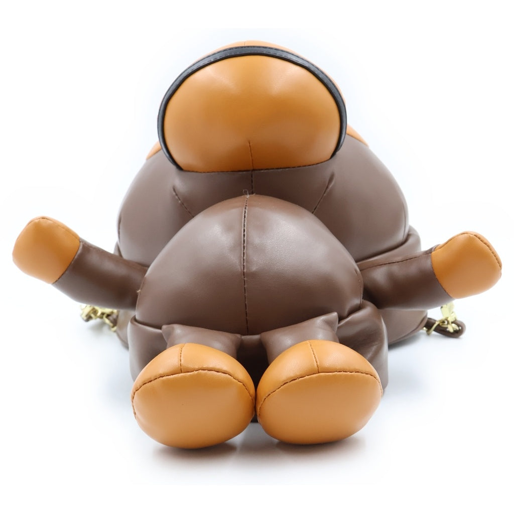 A BATHING APE(アベイシングエイプ) BABY MILO PLUSH DOLL CHAIN SHOULDER BAG ベイビーマイロ チェーンショルダーバッグ ブラウン レディース