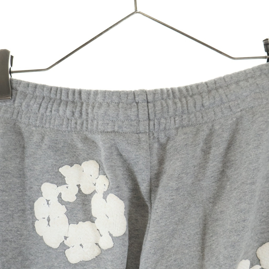 DENIM TEARS(デニムティアーズ) 23AW FLOWER PRINT SWEAT PANTS フラワープリント スウェットパンツ グレー