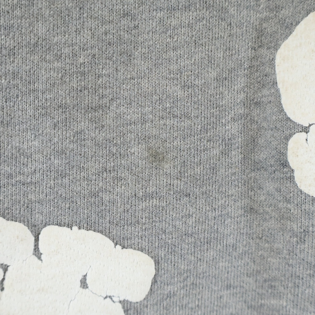 DENIM TEARS(デニムティアーズ) 23AW FLOWER PRINT SWEAT PANTS フラワープリント スウェットパンツ グレー