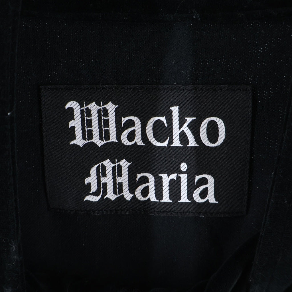 WACKO MARIA(ワコマリア) 23AW VELVETEEN TRACK JACKET ベロア トラックジャケット ブラック 23FW-WMO-TJ06
