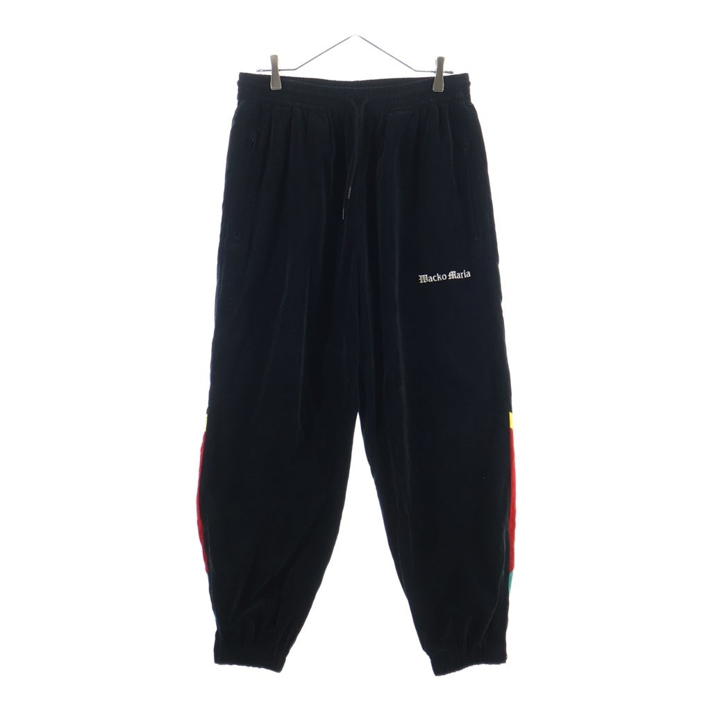 WACKO MARIA(ワコマリア) 23AW VELVETEEN TRACK PANTS ベロア トラックパンツ ブラック