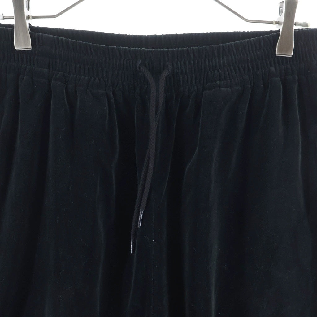 WACKO MARIA(ワコマリア) 23AW VELVETEEN TRACK PANTS ベロア トラックパンツ ブラック