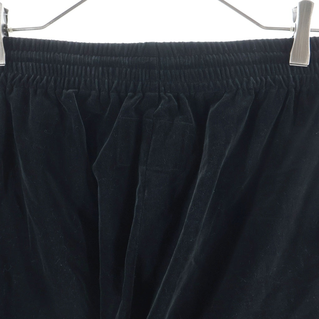 WACKO MARIA(ワコマリア) 23AW VELVETEEN TRACK PANTS ベロア トラックパンツ ブラック