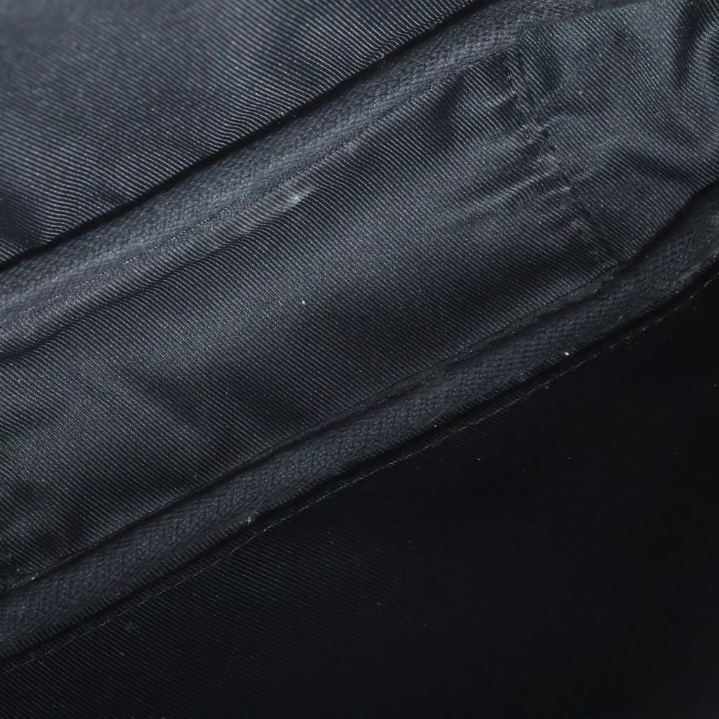 LOUIS VUITTON(ルイヴィトン) モノグラムエクリプス バムバッグ ショルダーバッグ ハンドバッグ ブラック レザー×PVC M42906 シルバー金具 レディース