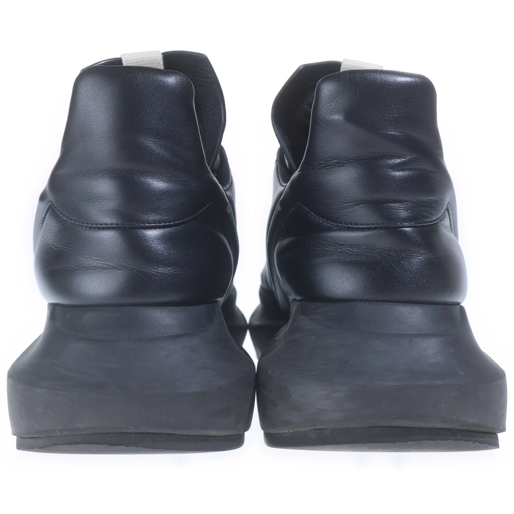 Rick Owens(リックオウエンス) 22SS GETH RUNNER ゲスランナー レザー ローカットスニーカー ブラック 01B1814