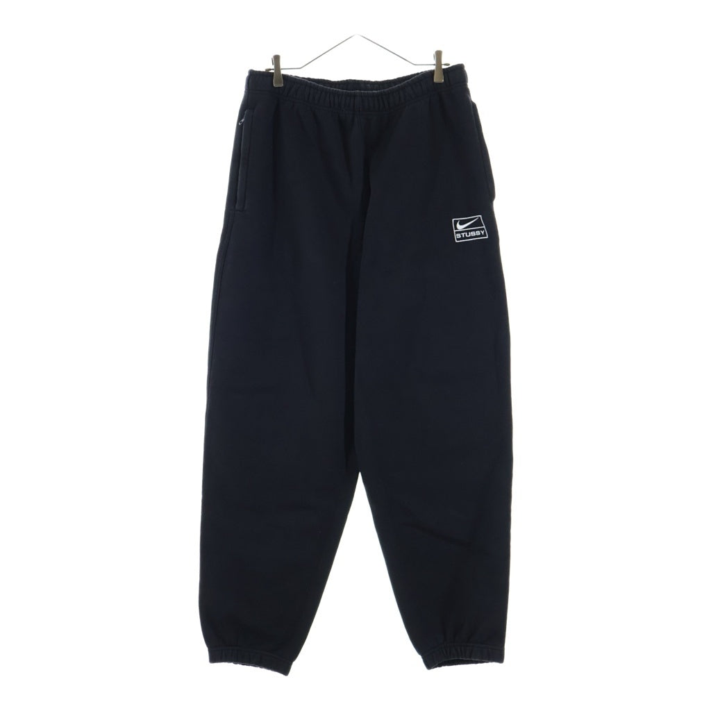 NIKE(ナイキ) 24AW ×STUSSY STONE WASHED FLEECE PANT ステューシー ストーン ウォッシュド フリース スウェットパンツ ブラック FN5235-010