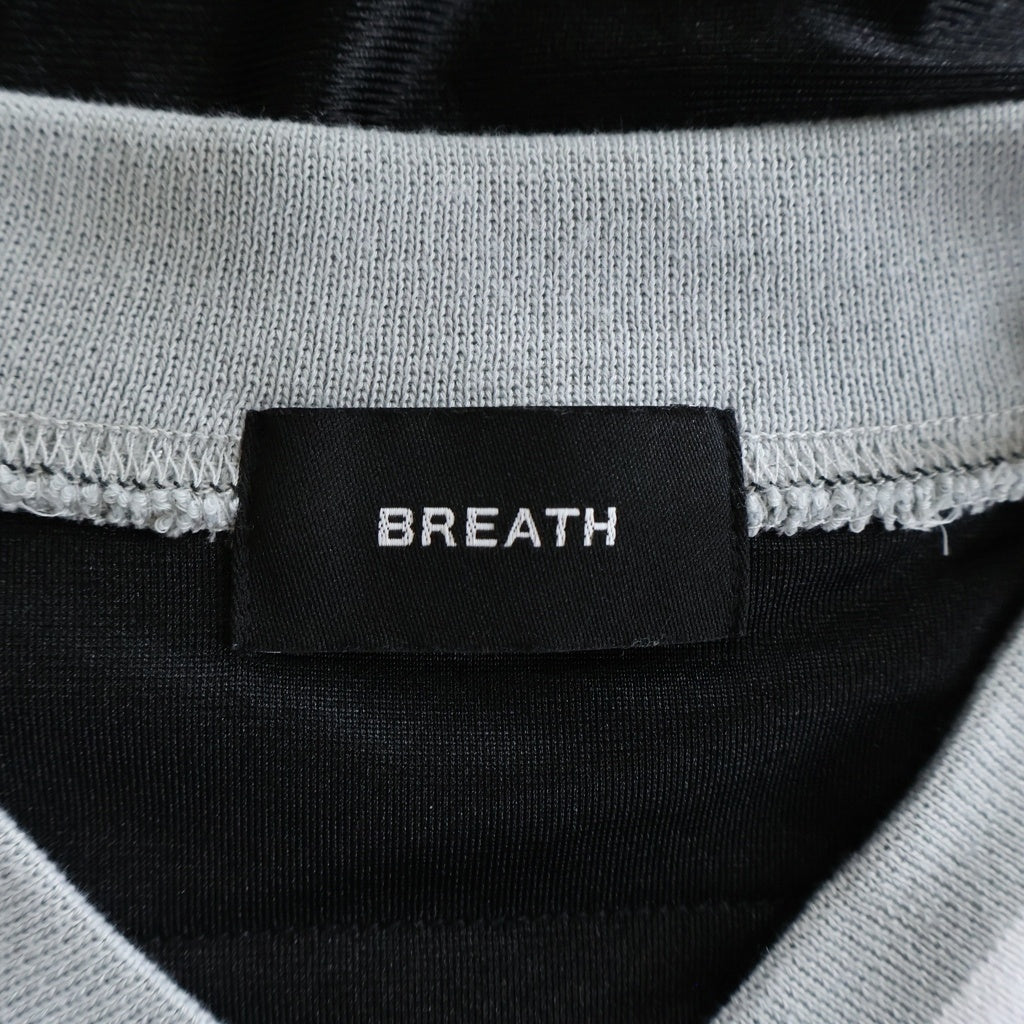 BREATH(ブレス) BH LOGO FOOT BALL JERSEY BHロゴ フットボール Tシャツ ブラック BR26SS-C5016