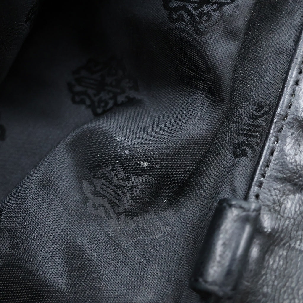 CHROME HEARTS(クロムハーツ) WAVE ウェーブ レザーウォレット 財布 ブラック