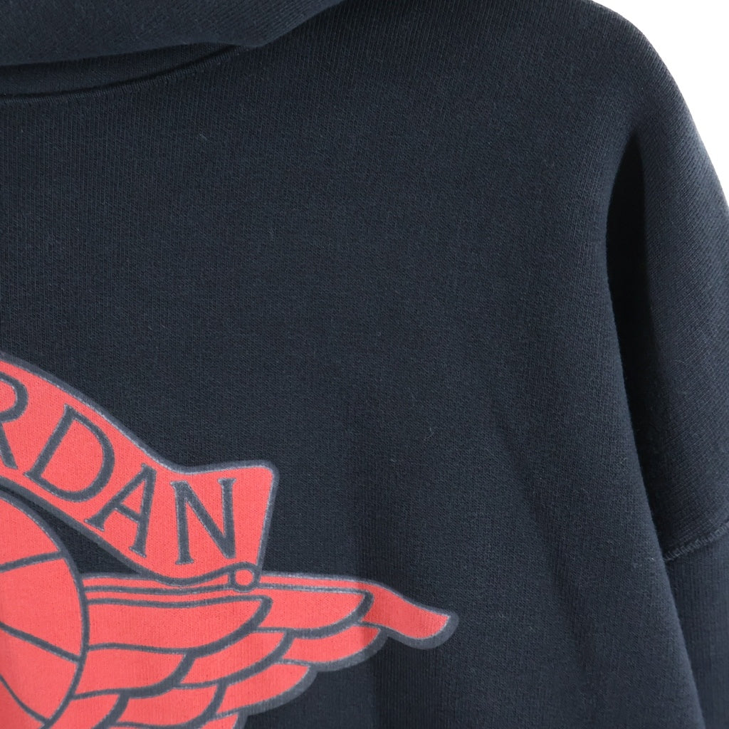 SAINT MICHAEL(セントマイケル) ×NIKE JORDAN M J SM FLC HOODIE ナイキ ジョーダン プルオーバースウェットパーカー フーディー ブラック FV4718-010