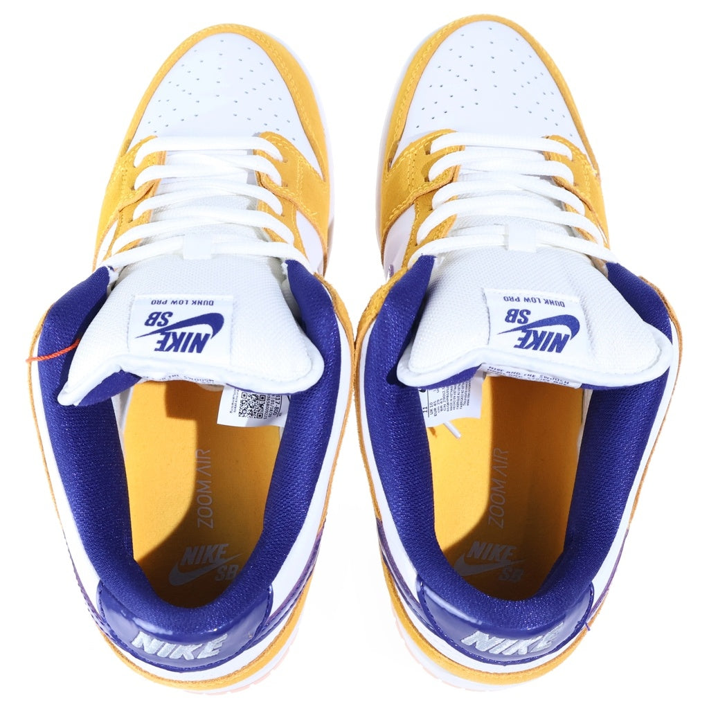 NIKE SB(ナイキエスビー) DUNK LOW LASER ORANGE ローカットスニーカー US11/29.0cm BQ6817-800 イエロー/ブルー