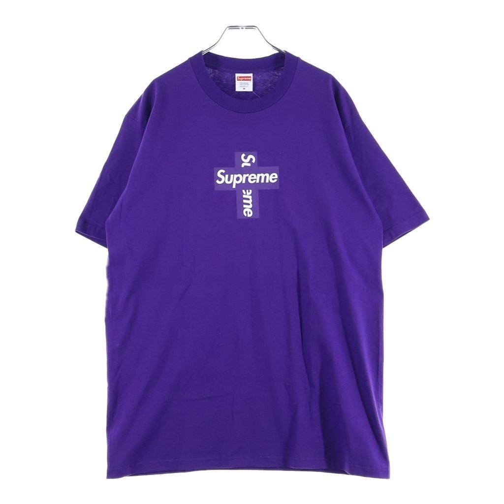 SUPREME(シュプリーム) 20AW Cross Box Logo Tee クロスボックスロゴ 半袖Tシャツ カットソー パープル