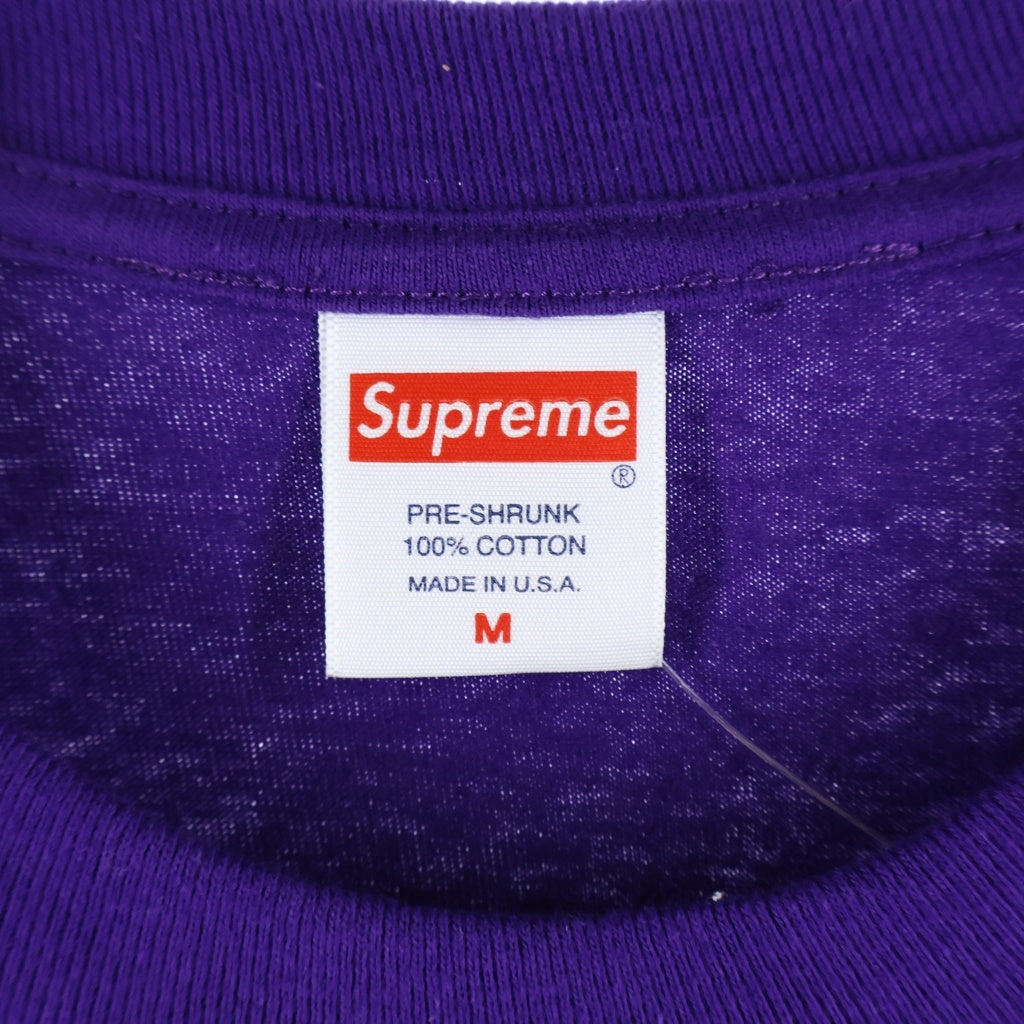 SUPREME(シュプリーム) 20AW Cross Box Logo Tee クロスボックスロゴ 半袖Tシャツ カットソー パープル