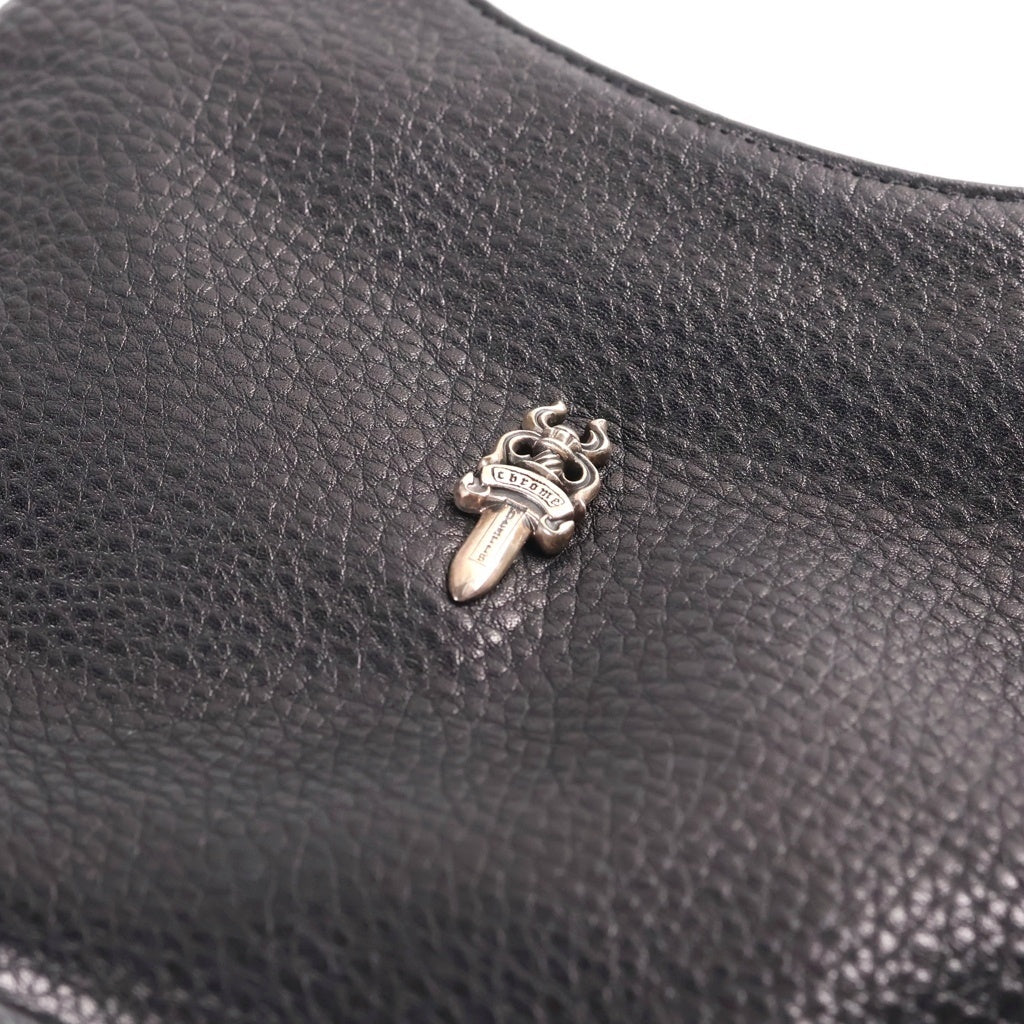 CHROME HEARTS(クロムハーツ) VIV ダガー装飾 レザーハンドバッグ ブラック レディース