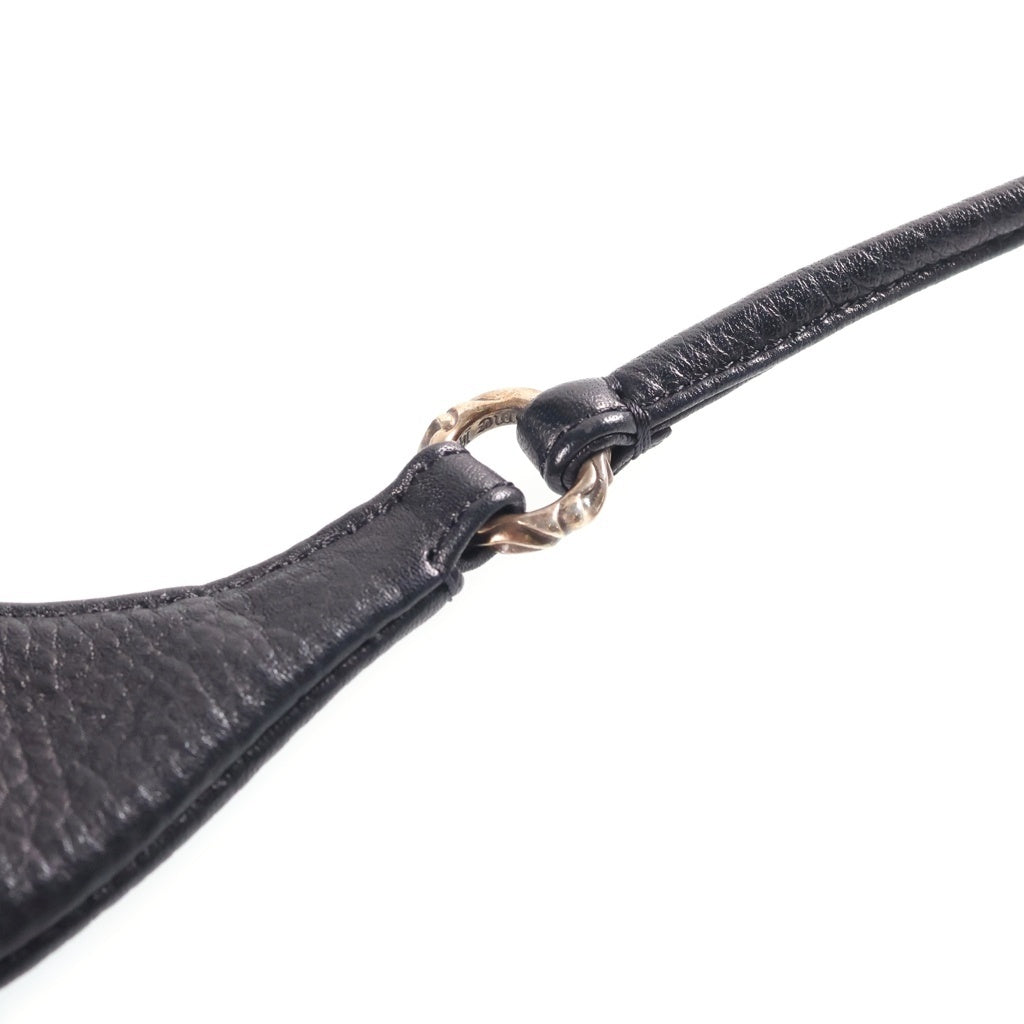CHROME HEARTS(クロムハーツ) VIV ダガー装飾 レザーハンドバッグ ブラック レディース