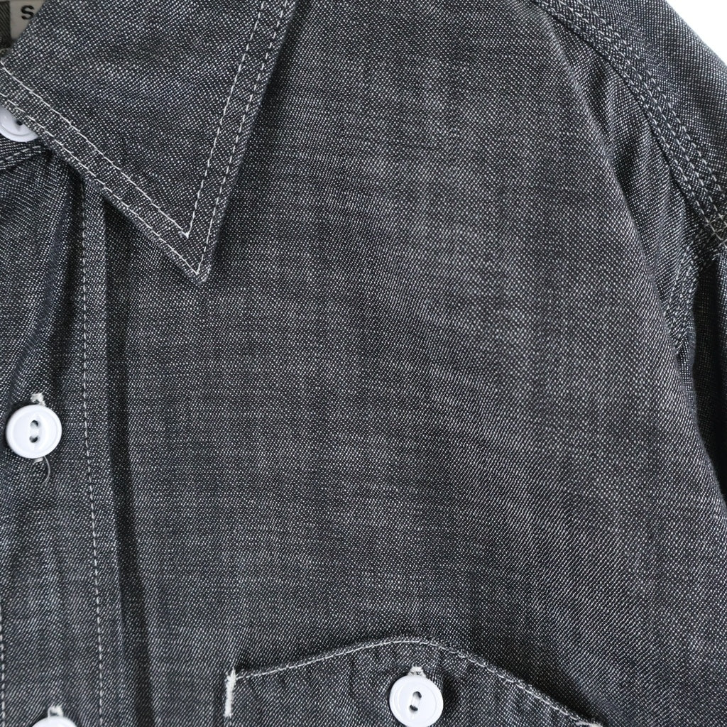 Engineered Garments(エンジニアド ガーメンツ) 24SS Work Shirts ワークシャツ 胸ポケット コットン グレー